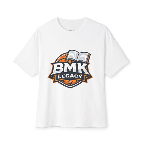 BMK Legacy Logo Tee — Sports-Inspired Oversized Boxy T-Shirt